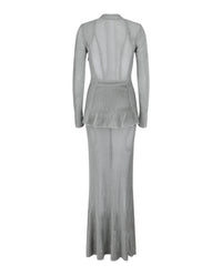 Givenchy Womens Dress In Knit With Flounces