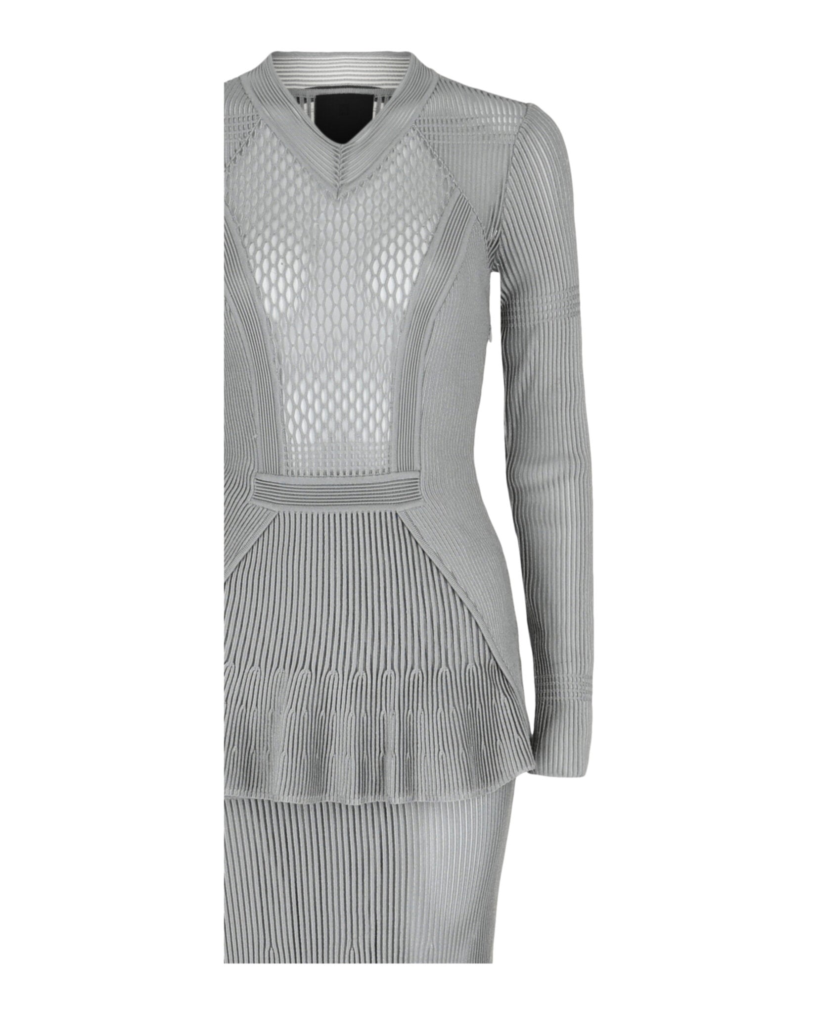 Givenchy Womens Dress In Knit With Flounces