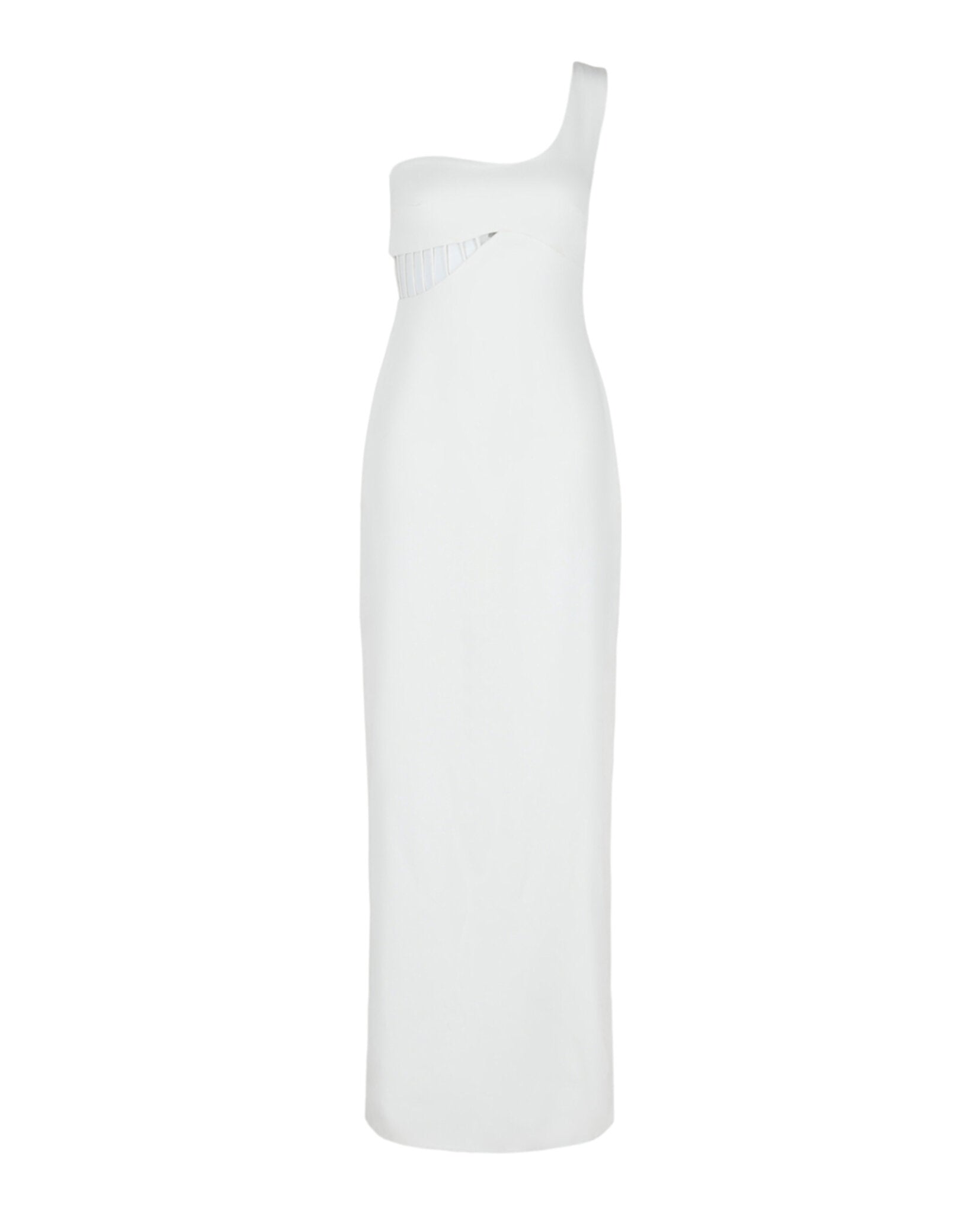 Givenchy Womens One-Shoulder Cutout Gown