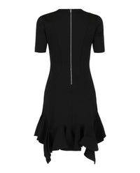 Givenchy Womens Ruffled-Trim Panelled Dress