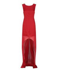 Givenchy Givenchy Womens Hi Low Dress With Big Bows