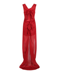 Givenchy Givenchy Womens Hi Low Dress With Big Bows