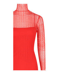 Givenchy Womens 4G Lace Maxi Dress