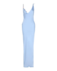 Givenchy Womens Draped Mesh 4G Gown