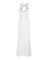 Givenchy Womens Cutout Crystal-Embellished Gown