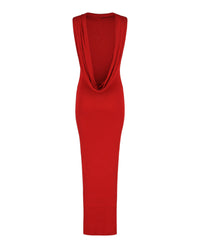Givenchy Womens Draped Open-Back Dress