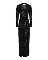 Givenchy Womens Embroidered Sequin Gown With Cutout Detail