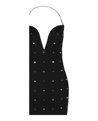 Givenchy Womens 4G Embellished Silk Midi Dress