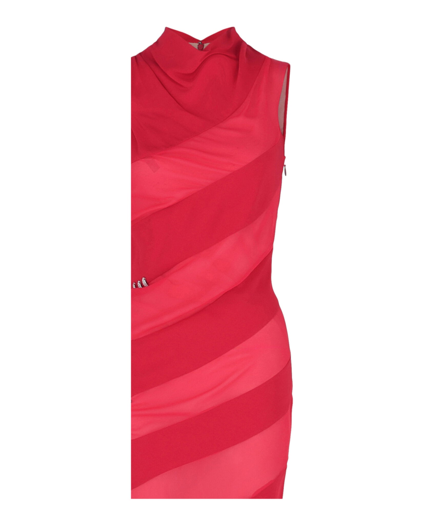 Givenchy Womens Mesh Panel Crystal Gown