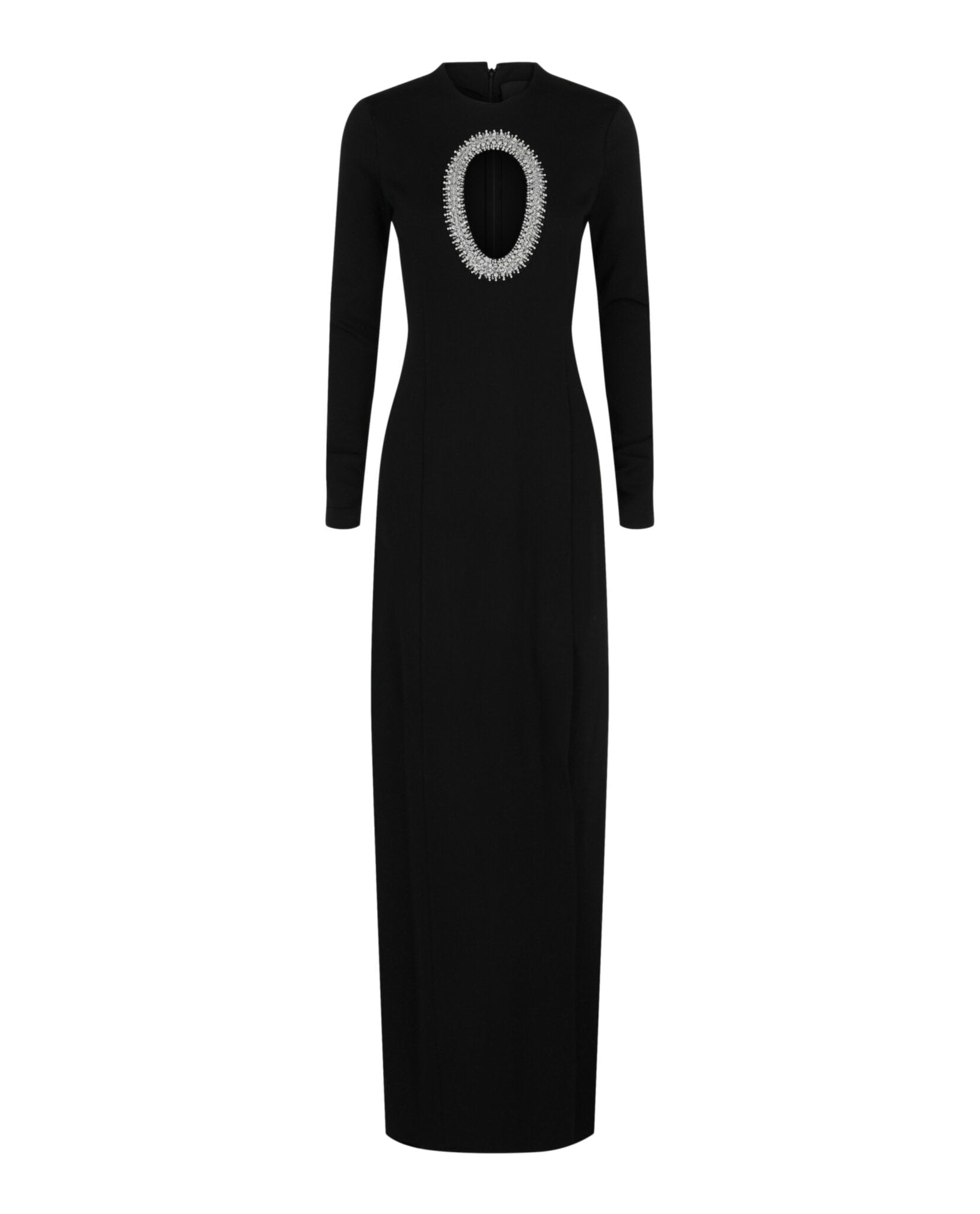 Givenchy Womens Cut-Out Crystal-Embellished Gown