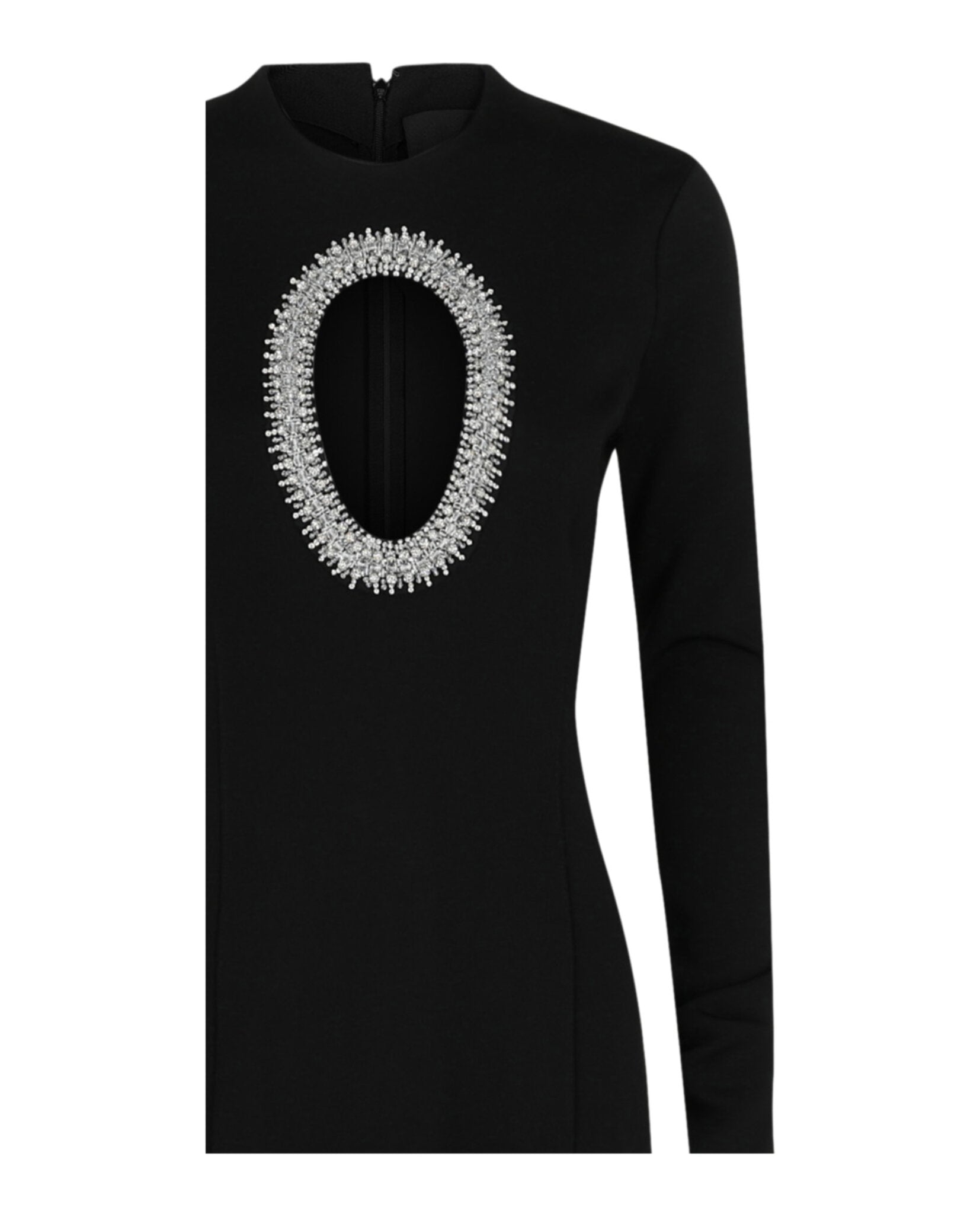 Givenchy Womens Cut-Out Crystal-Embellished Gown