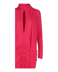 Givenchy Womens Draped Scarf Dress