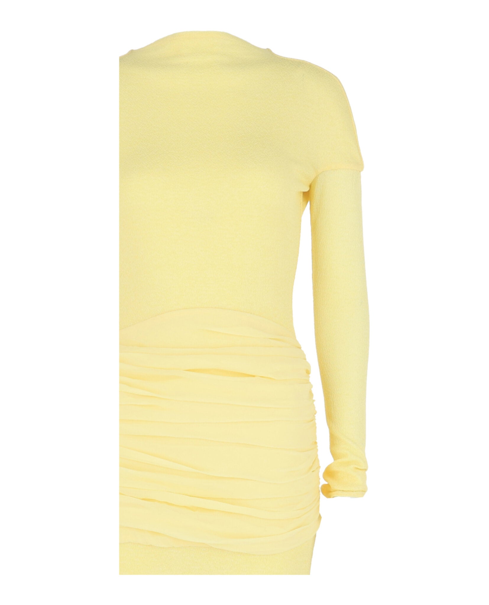 Givenchy Womens Paneled Ruched Crepe Gown