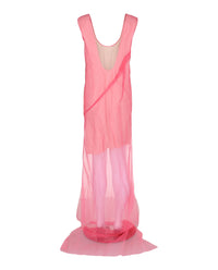 Givenchy Womens Sheer Silk Maxi Dress
