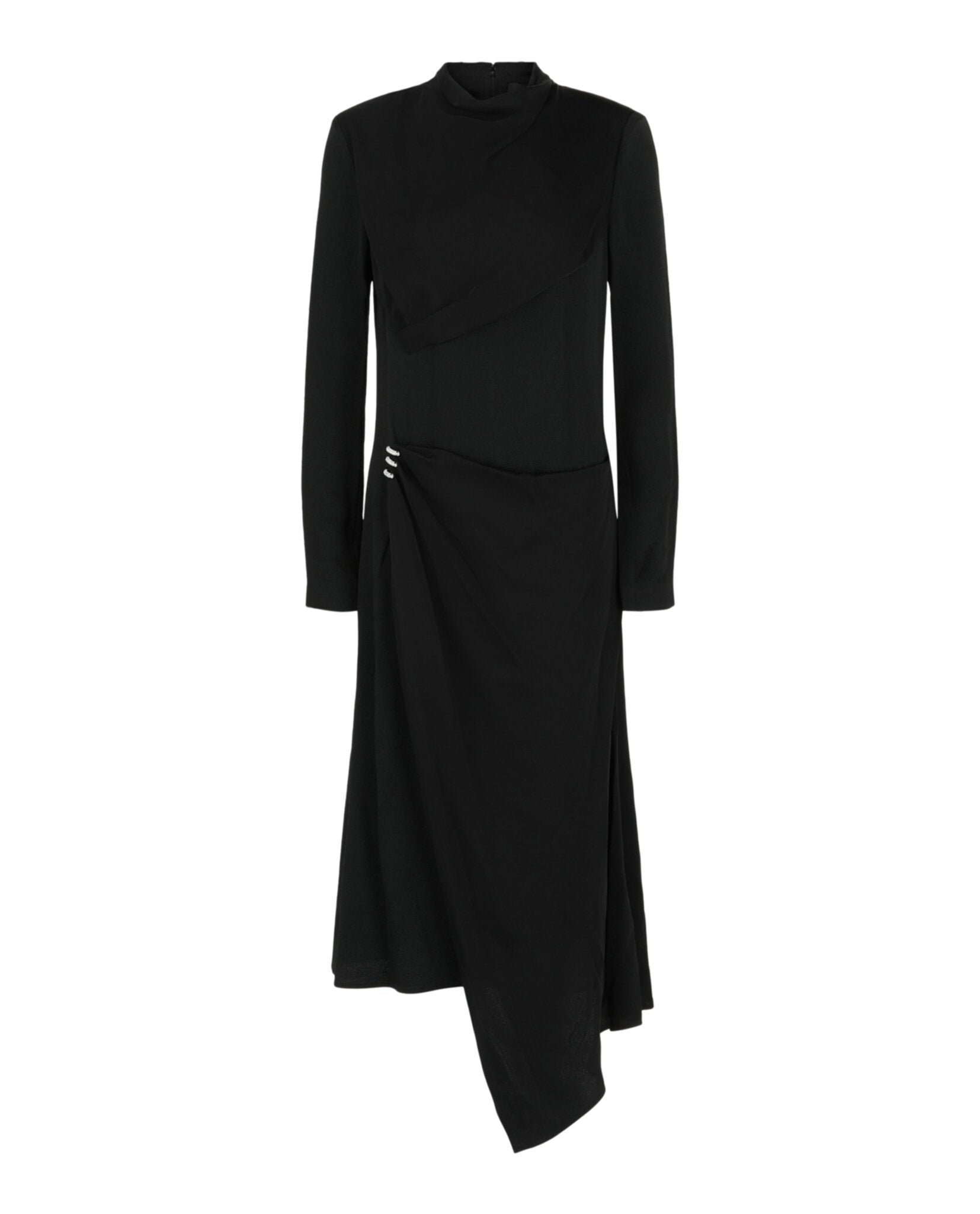 Givenchy Womens Crystal-Detail Satin Dress