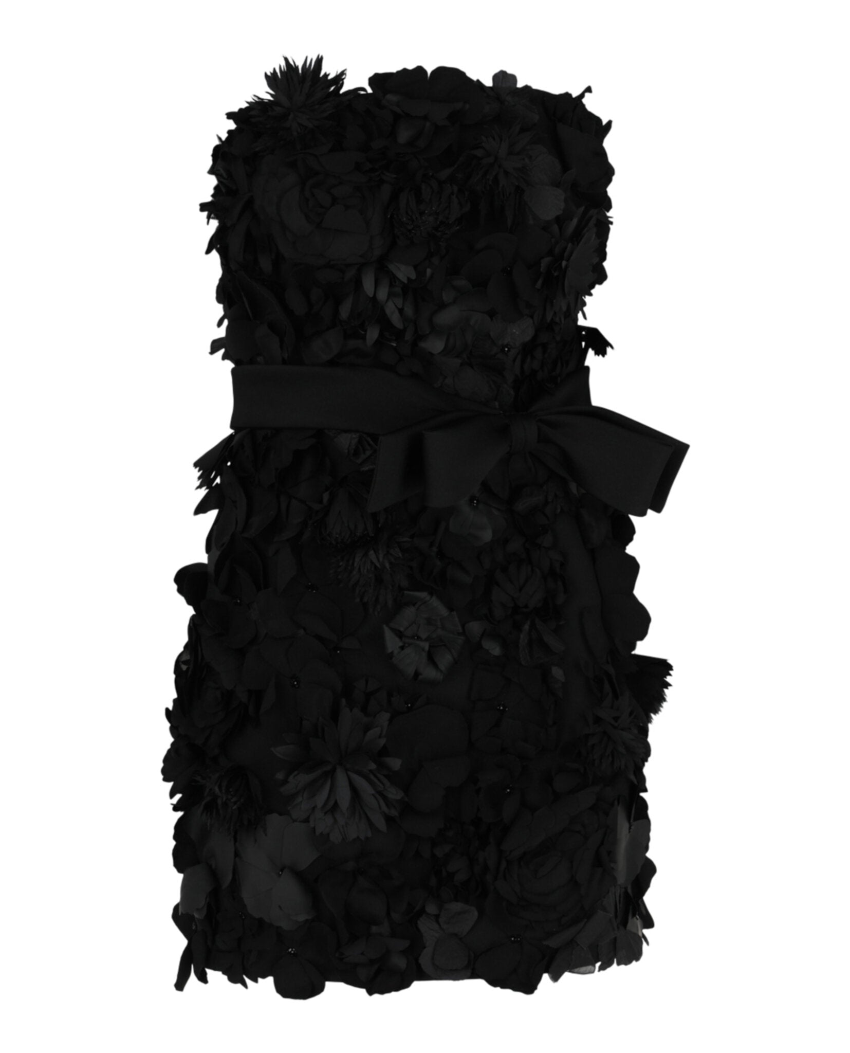 Givenchy Womens Bustier Embriodered Flower Dress