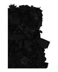 Givenchy Womens Bustier Embriodered Flower Dress