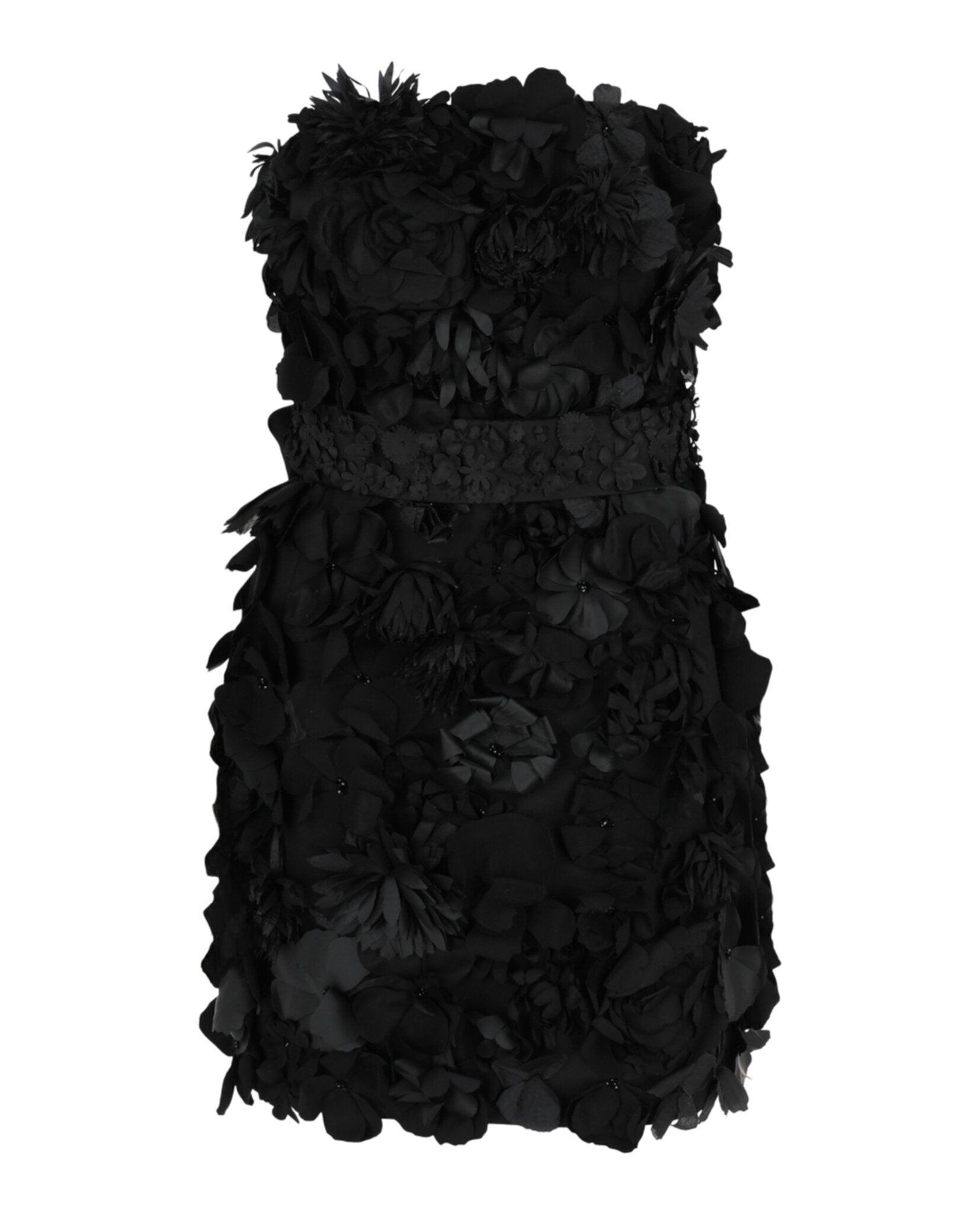Givenchy Womens Bustier Embriodered Flower Dress