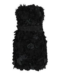 Givenchy Womens Bustier Embriodered Flower Dress