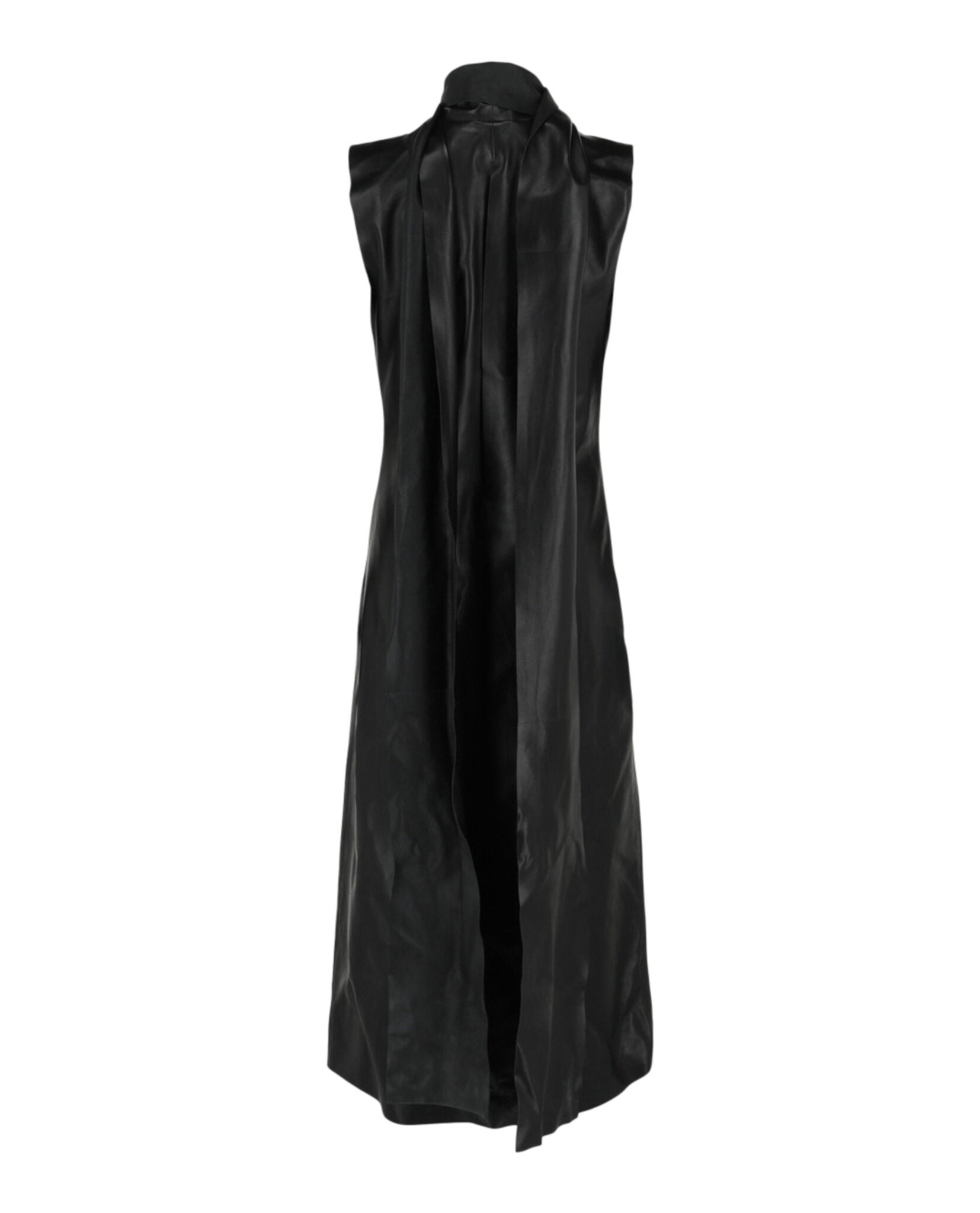 knee length dresses for ladies Givenchy Womens Lavalliere Leather Midi Dress – Bluefly