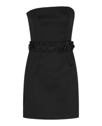 Givenchy Womens Bustier Dress In Satin With Two Removable Belts