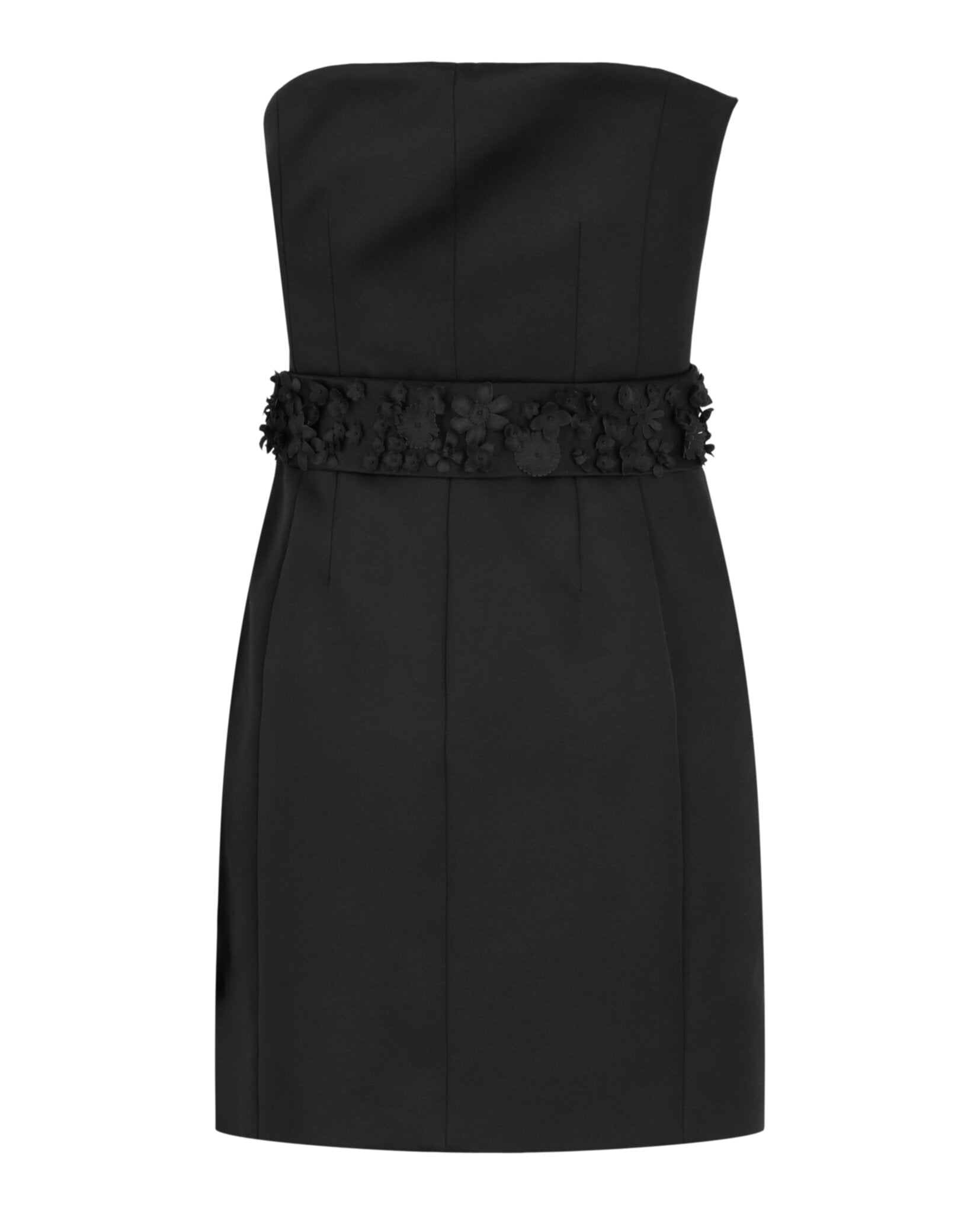 Givenchy Womens Bustier Dress In Satin With Two Removable Belts