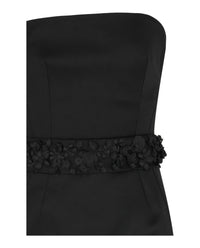 Givenchy Womens Bustier Dress In Satin With Two Removable Belts