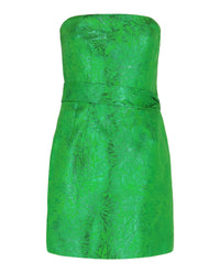 Givenchy Womens Floral Jacquard Bustier Dress