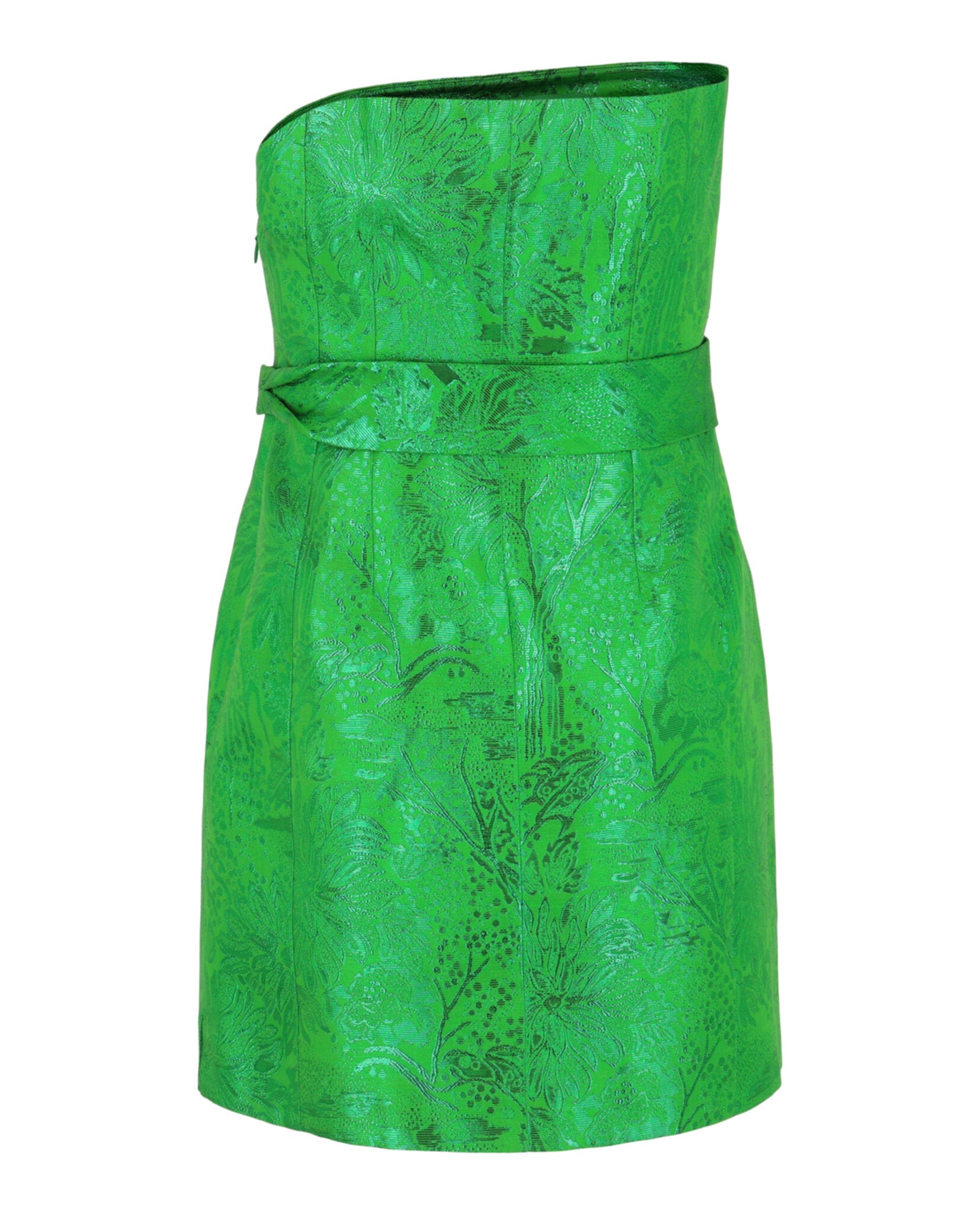 Givenchy Womens Floral Jacquard Bustier Dress