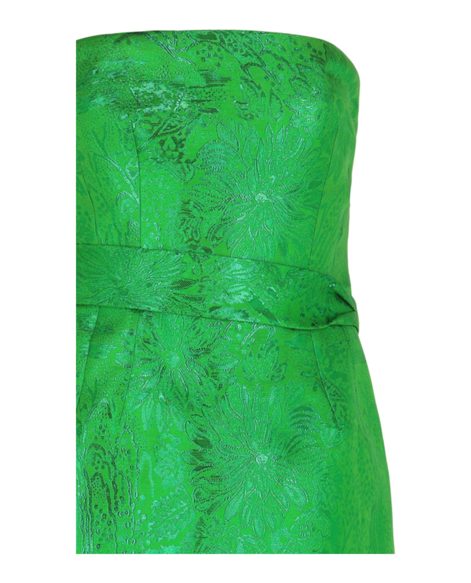 Givenchy Womens Floral Jacquard Bustier Dress