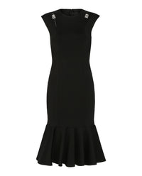 Givenchy Givenchy Womens Crystal-Detail Fit And Flare Dress