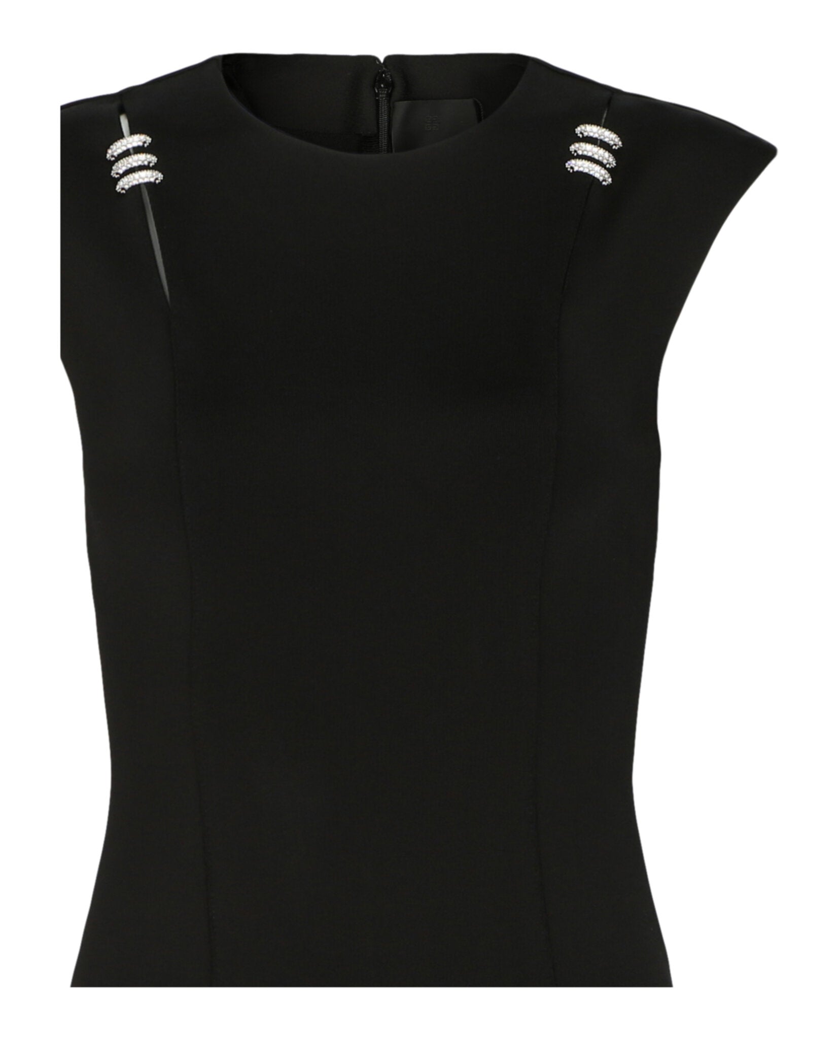 Givenchy Givenchy Womens Crystal-Detail Fit And Flare Dress
