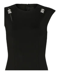 Givenchy Givenchy Womens Crystal-Detail Fit And Flare Dress
