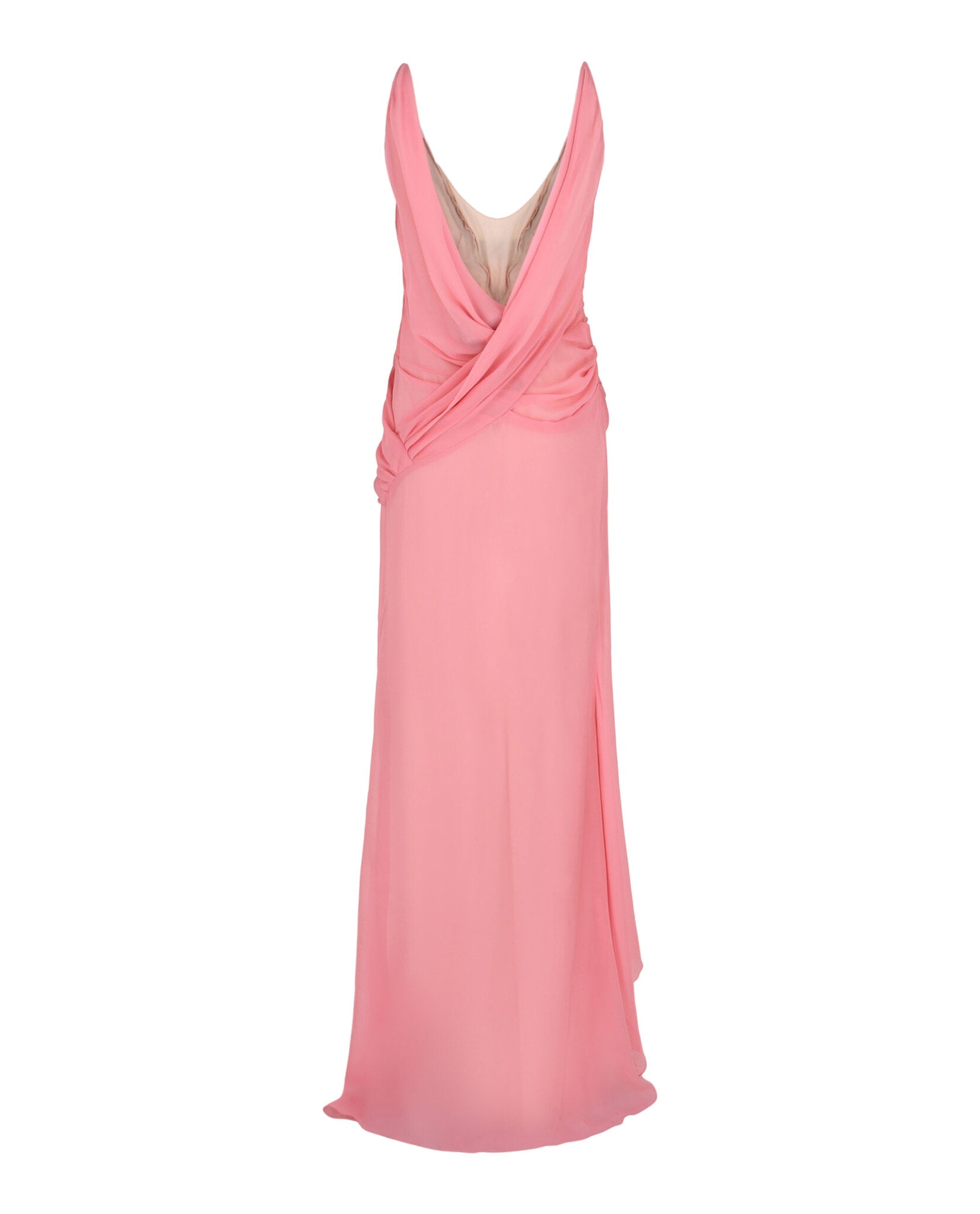 Givenchy Womens Draped Chain Dress With Chains