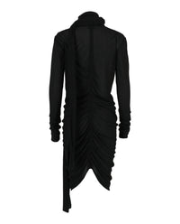 Givenchy Womens Ruched Scarf Stretch-Crepe Dress