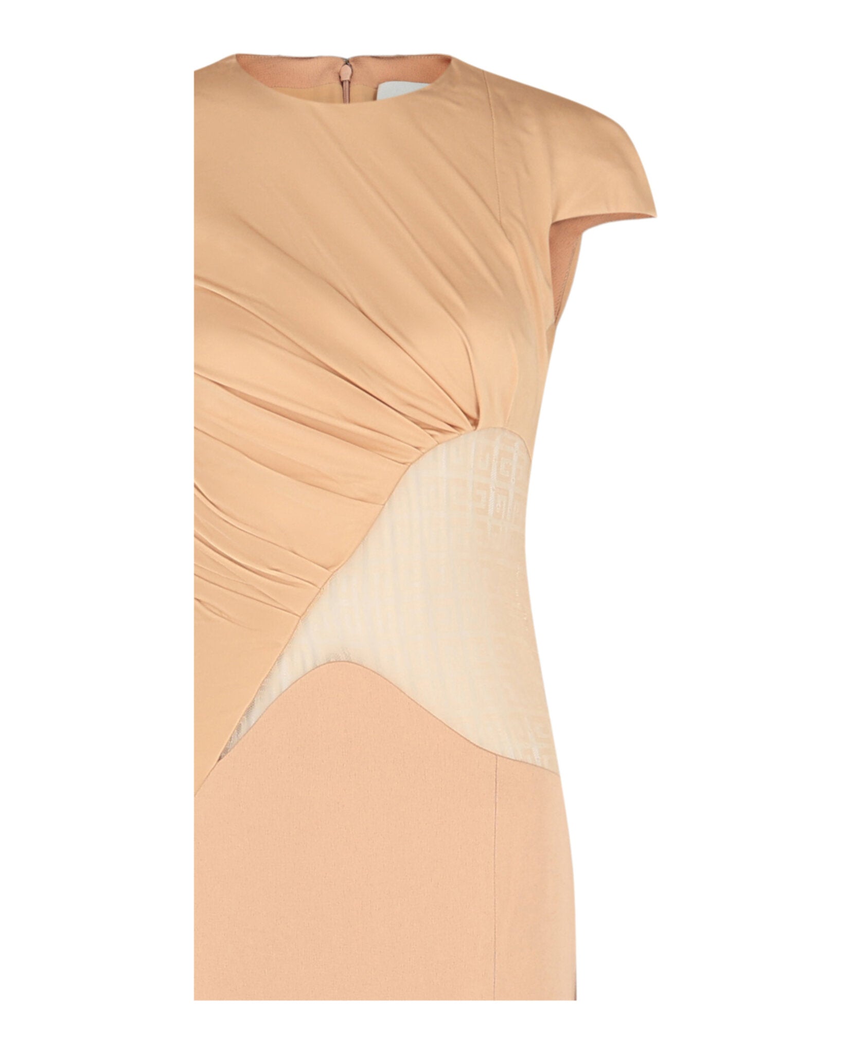 Givenchy Womens Evening Satin Dress And 4G Lace