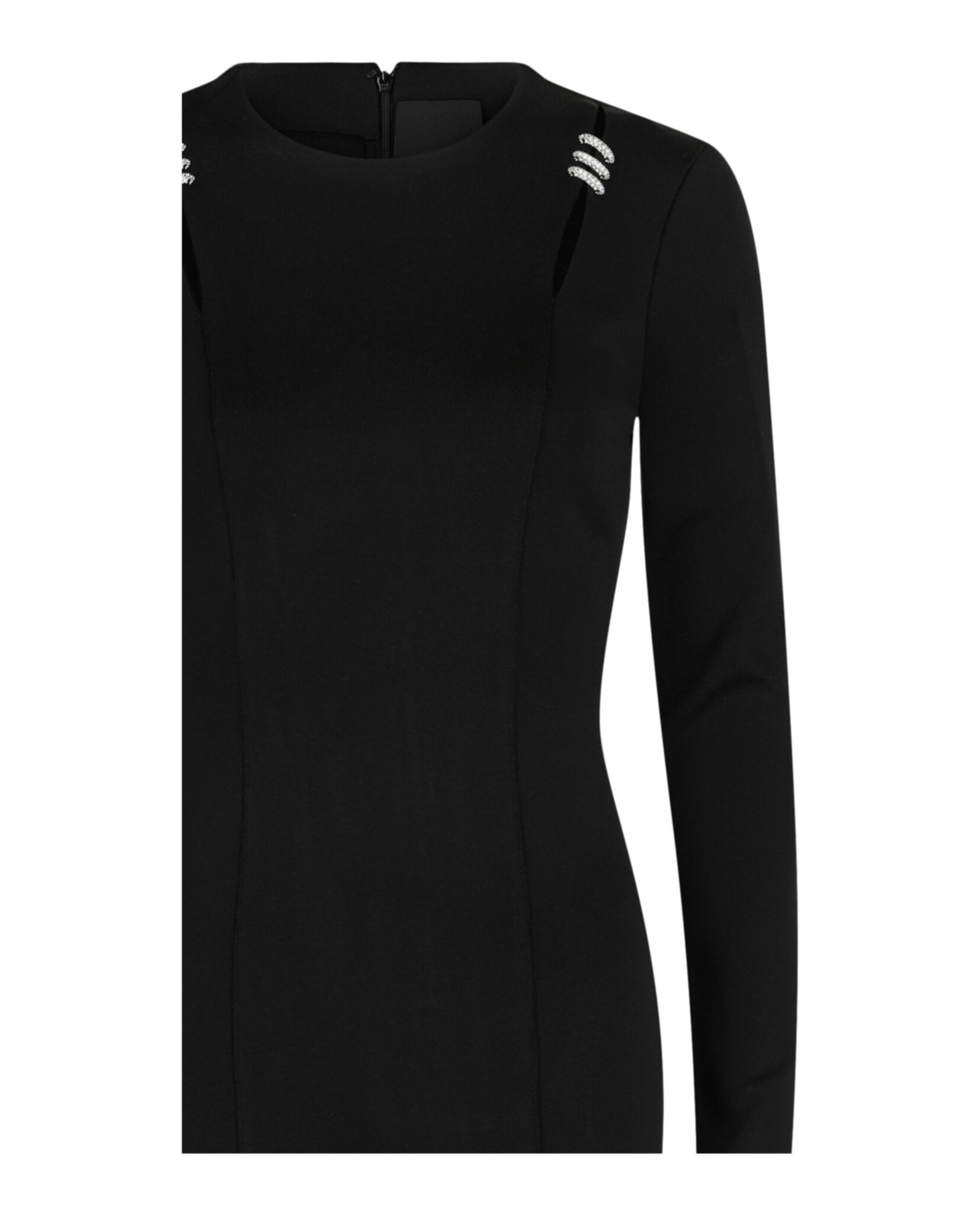 Givenchy Womens Crystal-Detailed Midi Dress