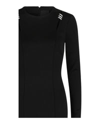 Givenchy Womens Crystal-Detailed Midi Dress