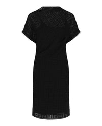 Givenchy Womens 4G Jacquard Knit Dress