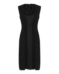Givenchy Womens Sleeveless Double-Breasted Midi Coat Dress
