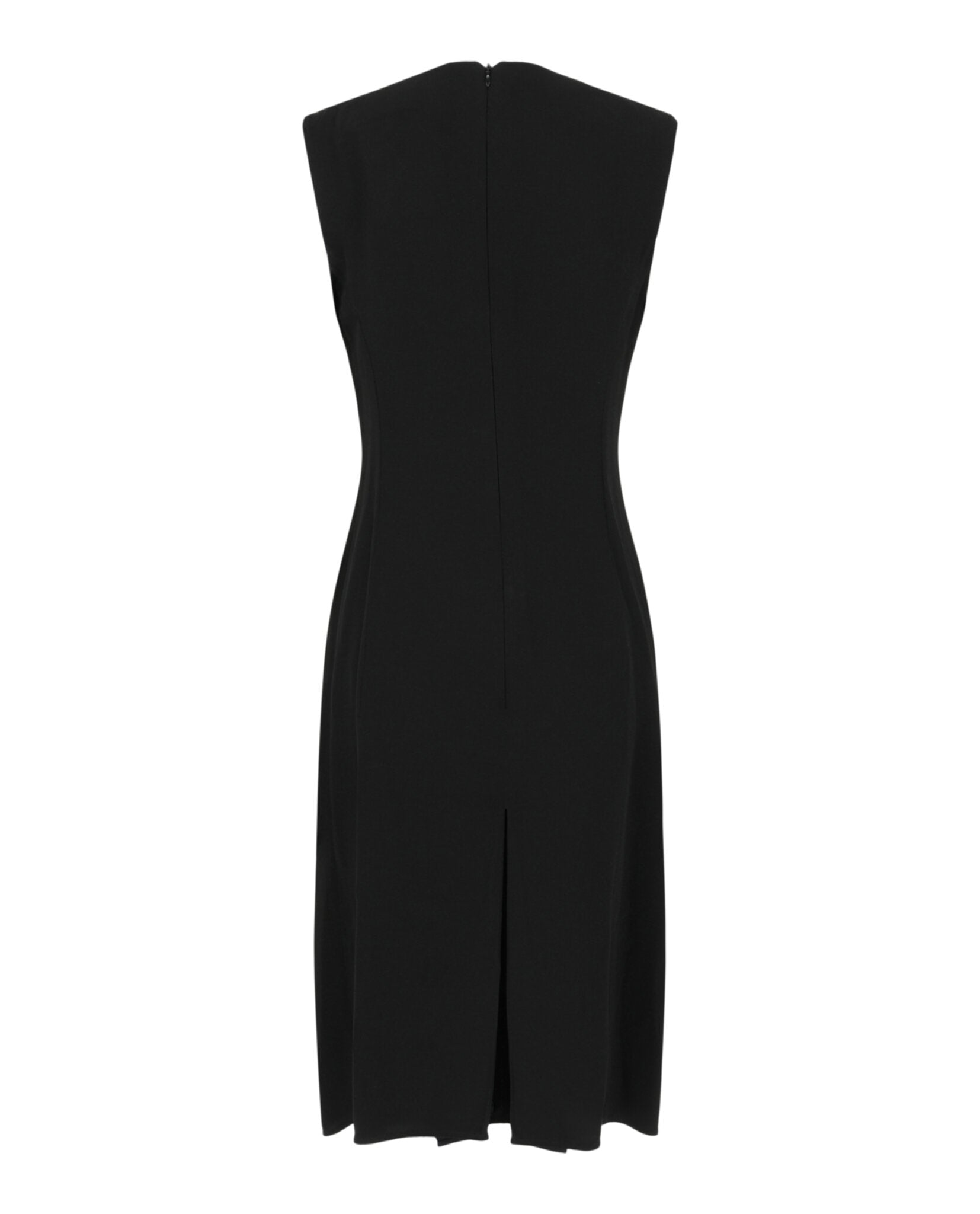 Givenchy Womens Sleeveless Double-Breasted Midi Coat Dress