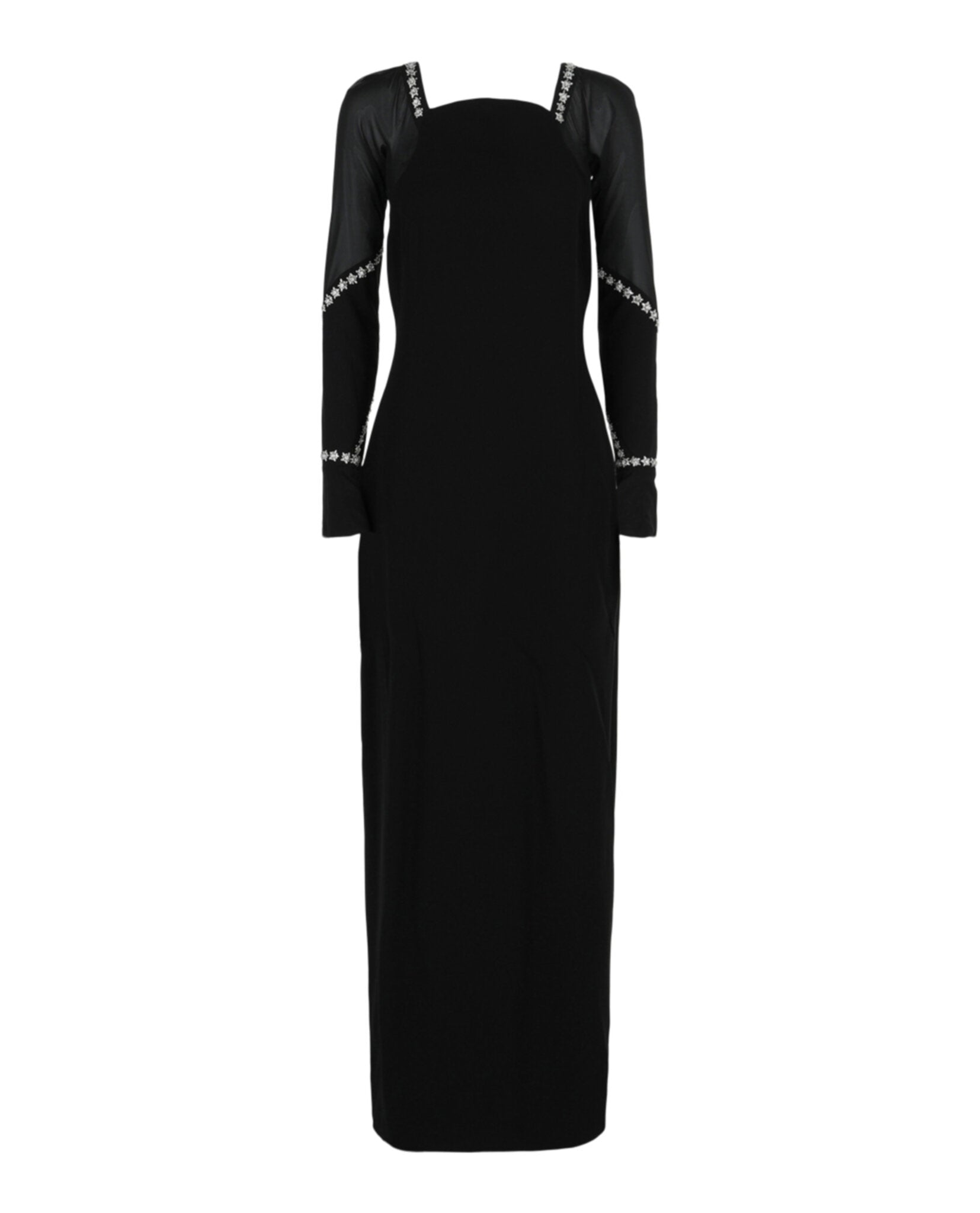 Givenchy Womens Crystal Embellished Crepe Gown