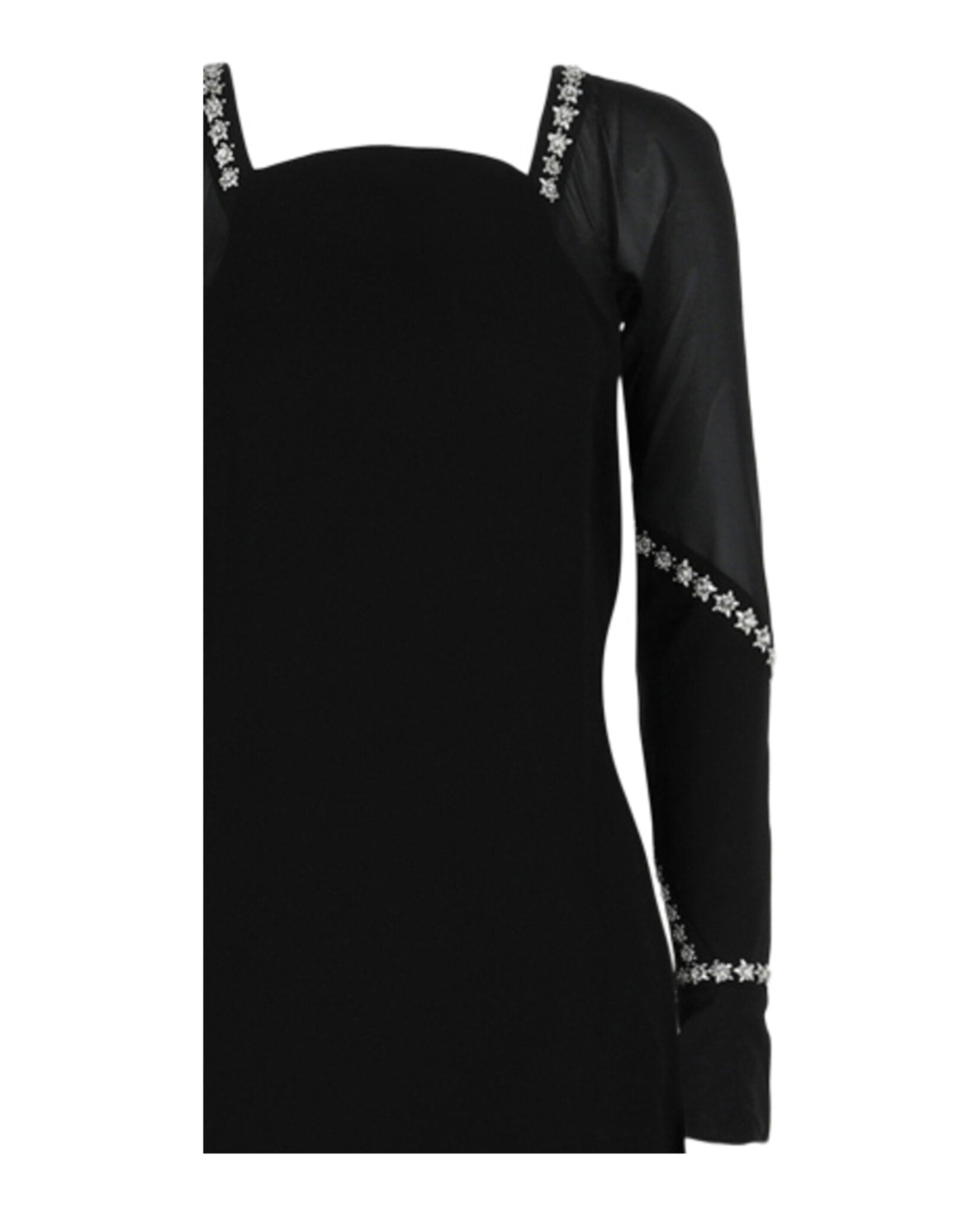 Givenchy Womens Crystal Embellished Crepe Gown