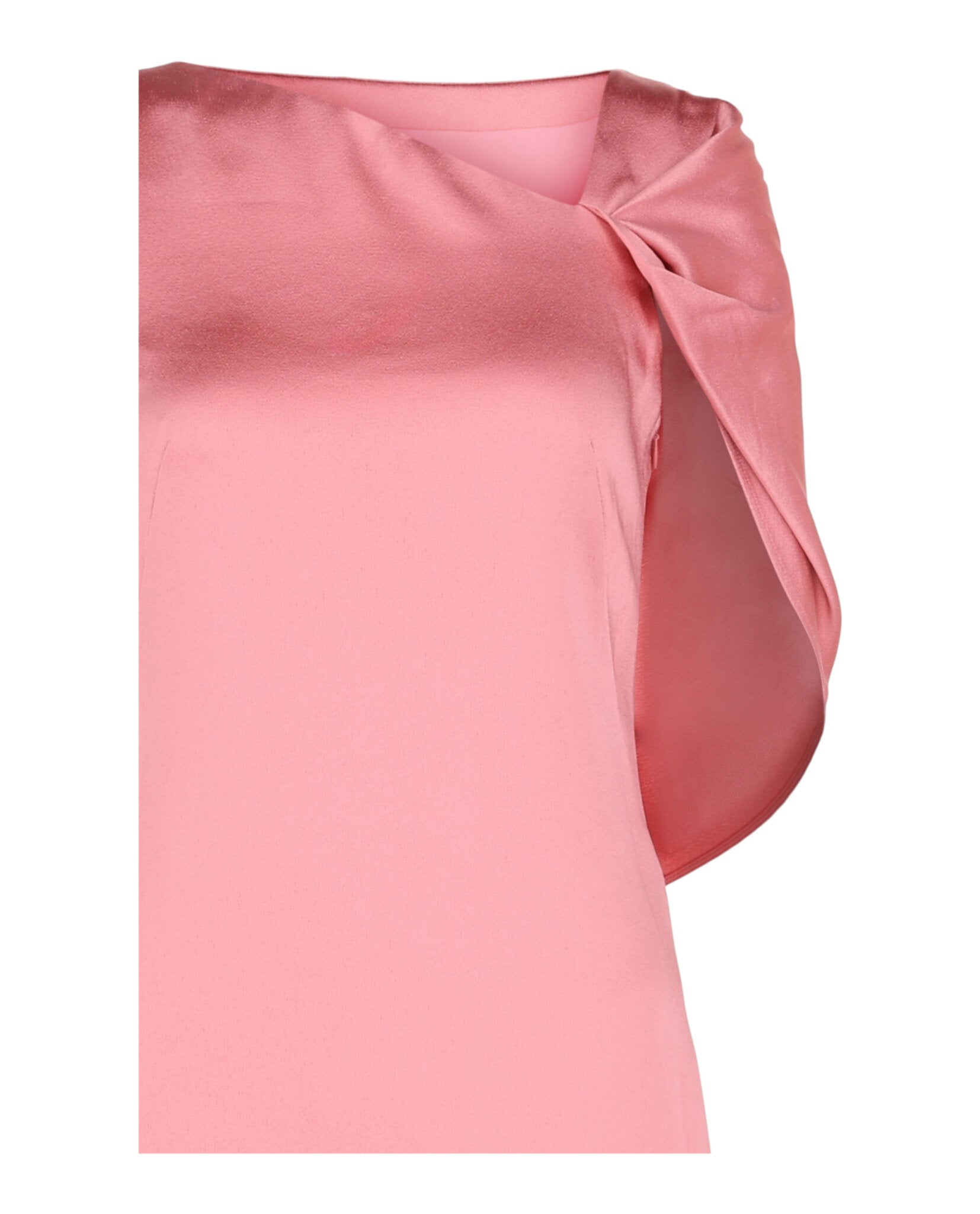 Givenchy Womens Asymmetric Draped Midi Dress