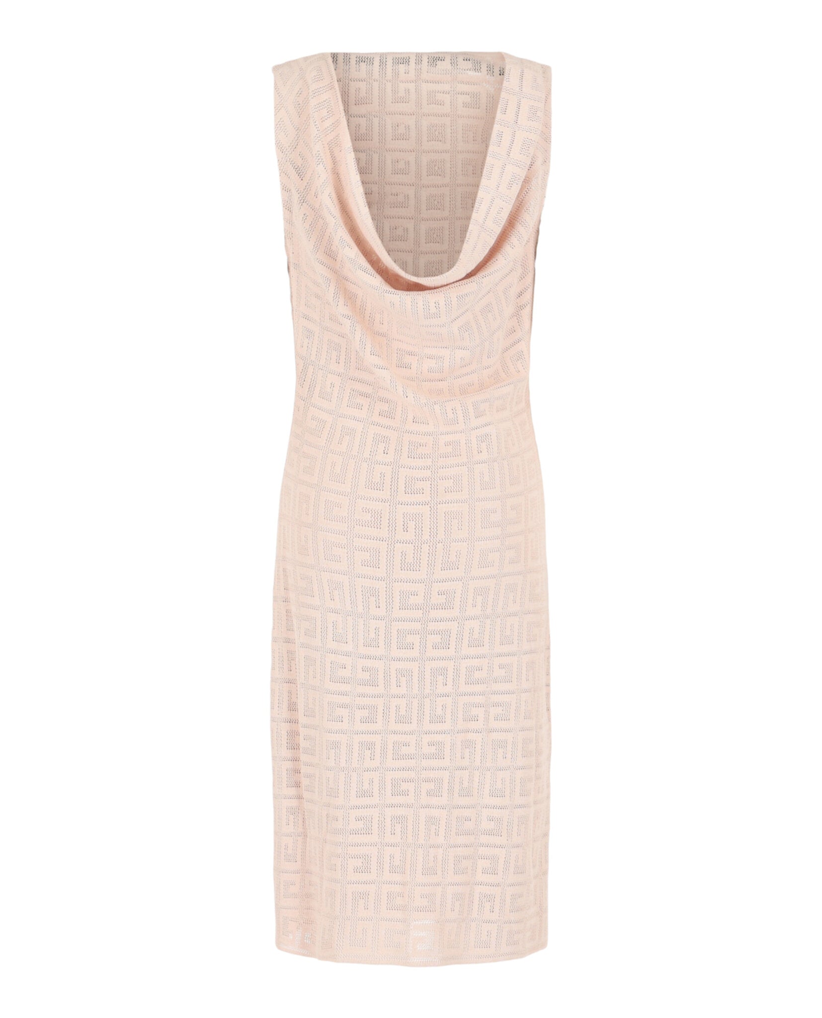 Givenchy Womens 4G Monogram Draped Midi Dress