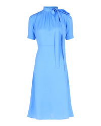 Givenchy Womens Monogram-Jacquard Silk Midi Dress