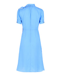 Givenchy Womens Monogram-Jacquard Silk Midi Dress