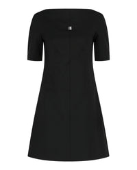 Givenchy Womens Contrast Trim Mini Dress