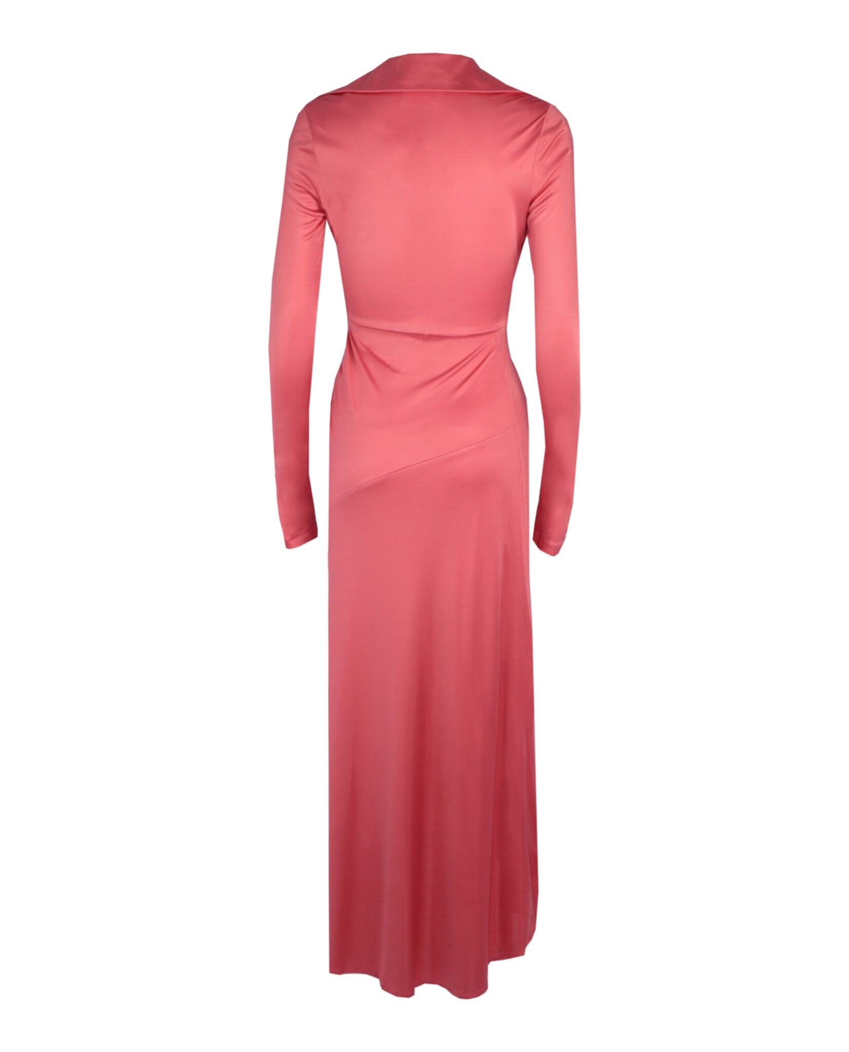 Givenchy Womens Long Sleeve Draped Dress