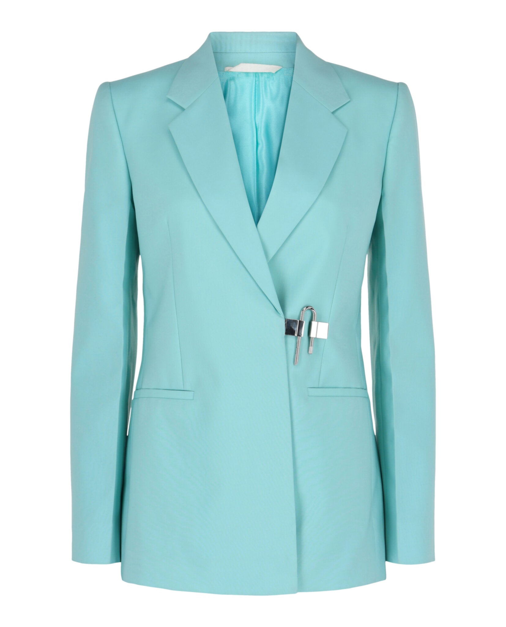 Givenchy Womens Fitted U-Lock Jacket